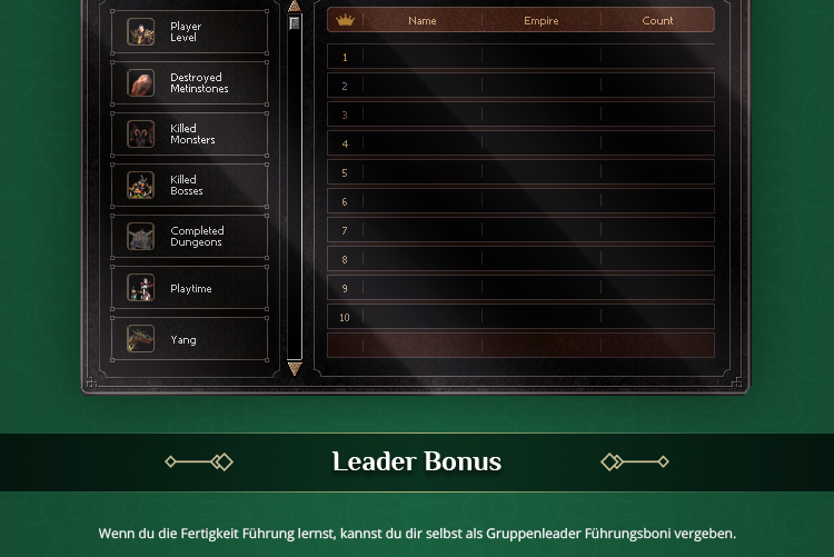 Leader Bonus